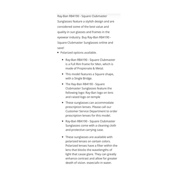 Ray Bans Club Masters 1940 Limited Edition - Picture 7 of 8